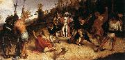 Lorenzo Lotto The Martyrdom of St Stephen oil painting artist